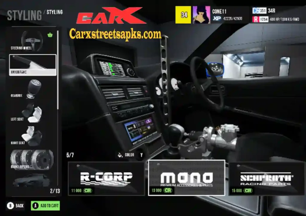 CarX Street MOD APK vs FH5 unlocked all cars